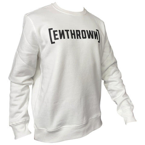 Crewneck Sweatshirt  [White / Black]