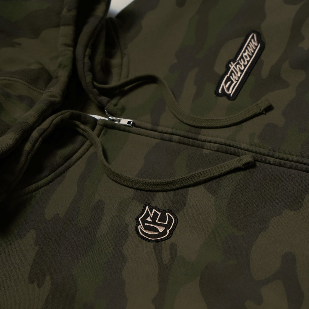 Camo Zip Hoodie