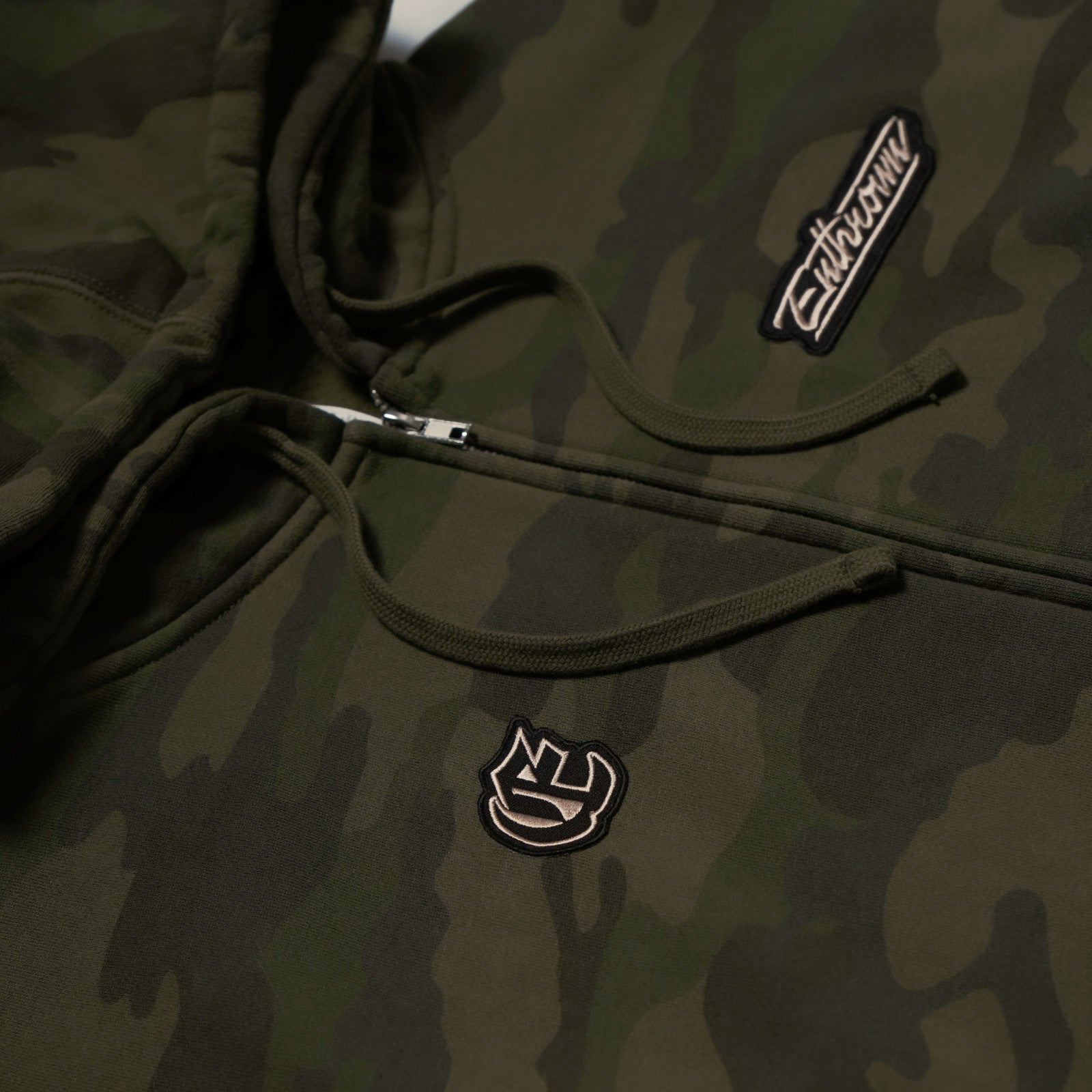 Camo Zip Hoodie