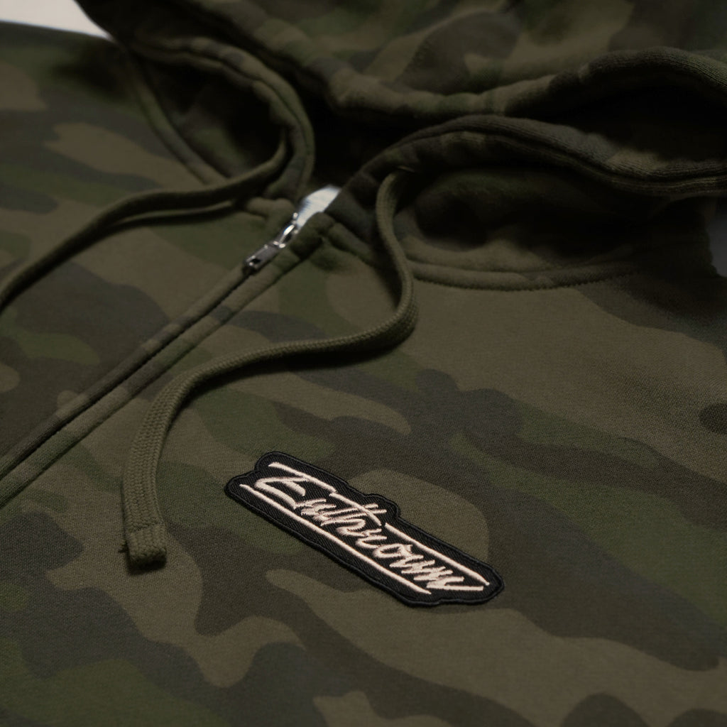 Camo Zip Hoodie