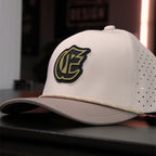 Mocha White Vented Snapback