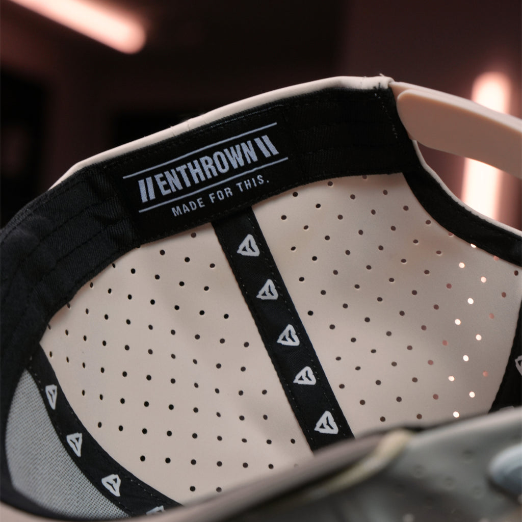 Mocha White Vented Snapback