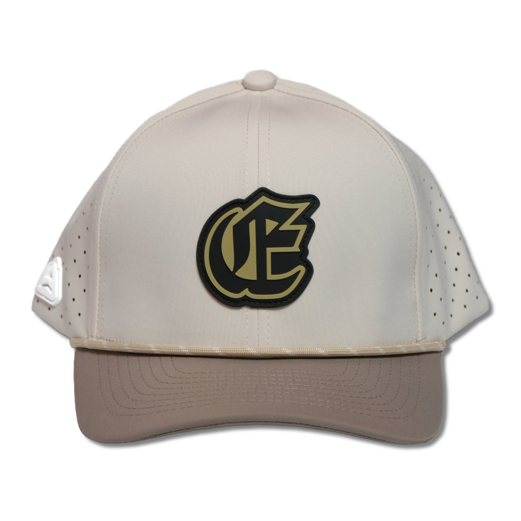 Mocha White Vented Snapback
